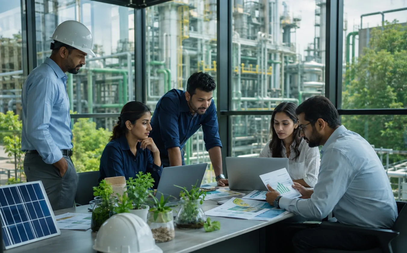 Lio Environmental Solutions environmental consulting team in Ahmedabad Gujarat