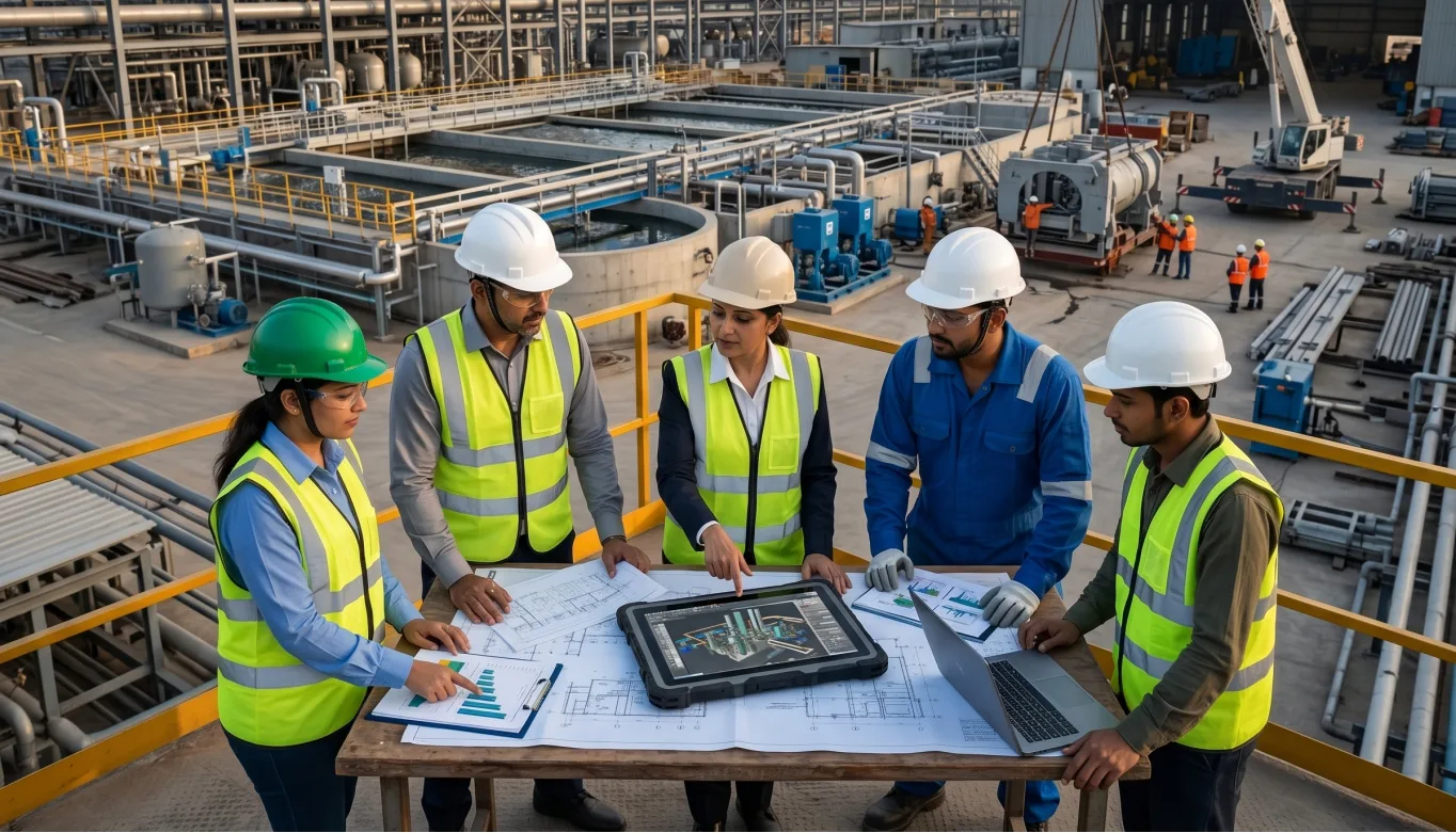 Turnkey ETP plant design and installation in Gujarat