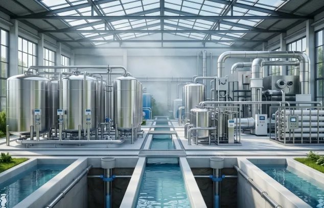 Industrial wastewater treatment and STP engineering project